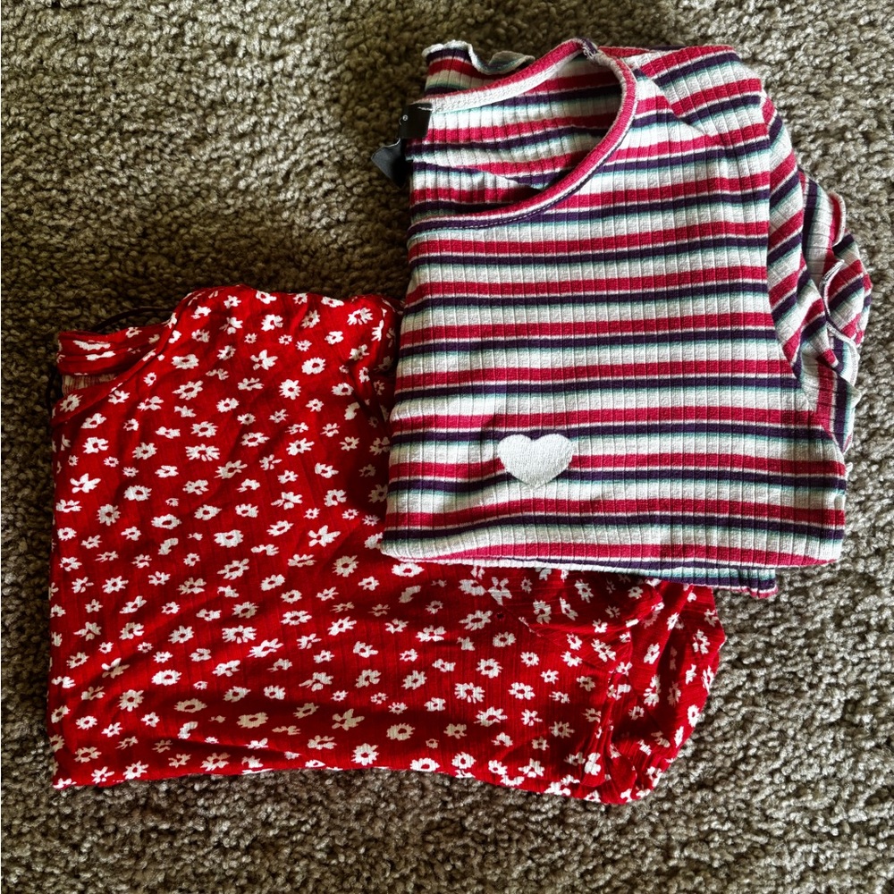 Set of 2 Primark Women’s Crop Top T-Shirts